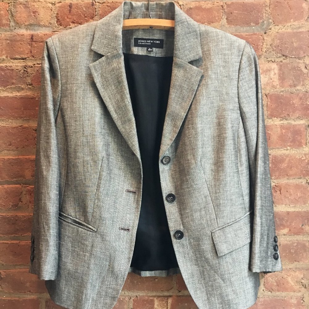 Jones New York Blazer 3/4 Sleeves